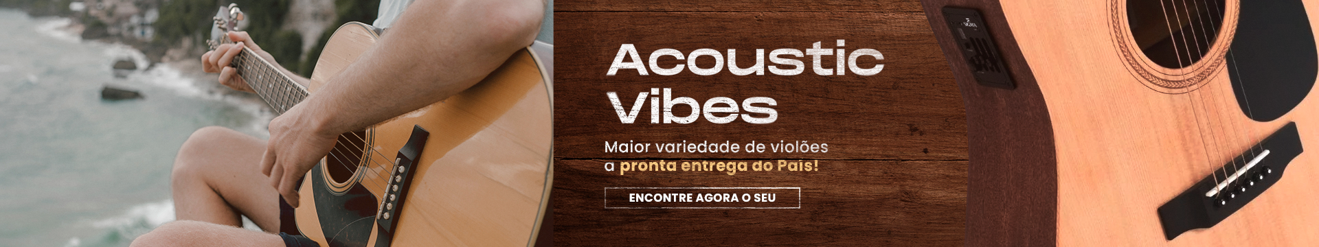 A Maior Variedade de Violões você encontra na Made in Brazil Music Megastore